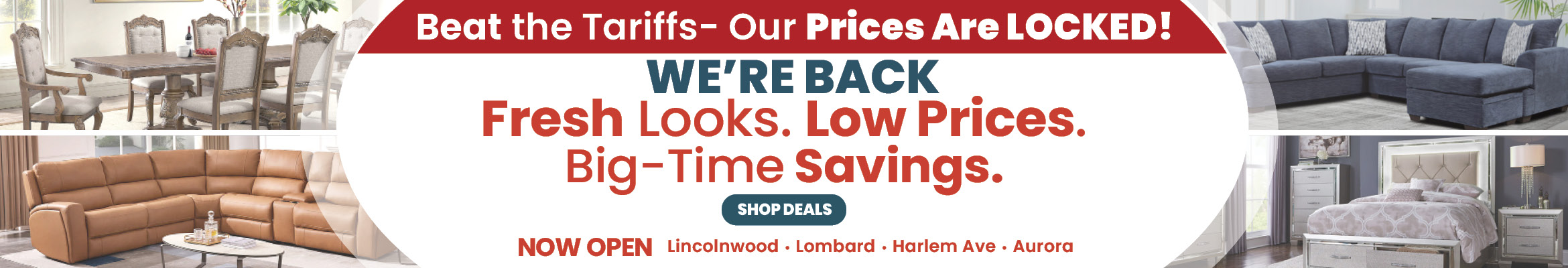 We're Back Harlem Furniture